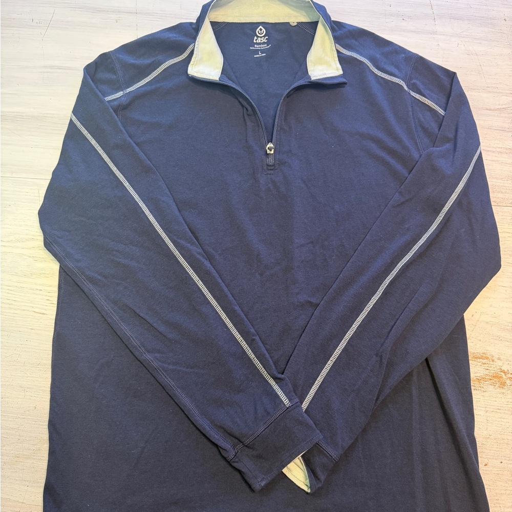Tasc performance Navy Quarter-Zip Pullover